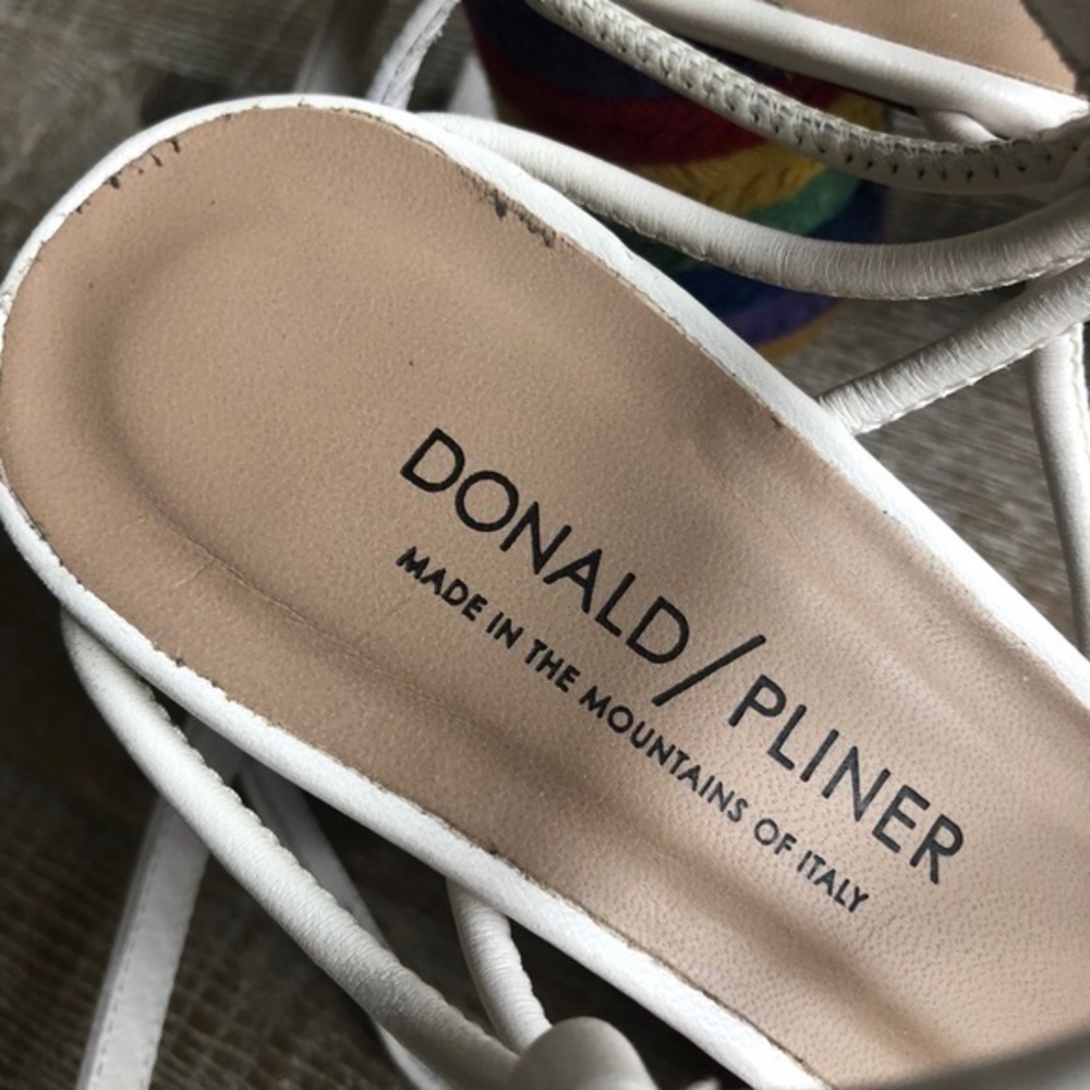 DONALD PILNER Wesli Rainbow Strappy Sandal 7.5 - Picture 7 of 12
